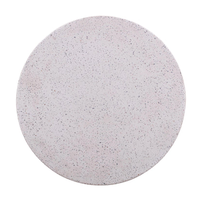 Sunbay Indoor/Outdoor Speckled Round Concrete Side Table