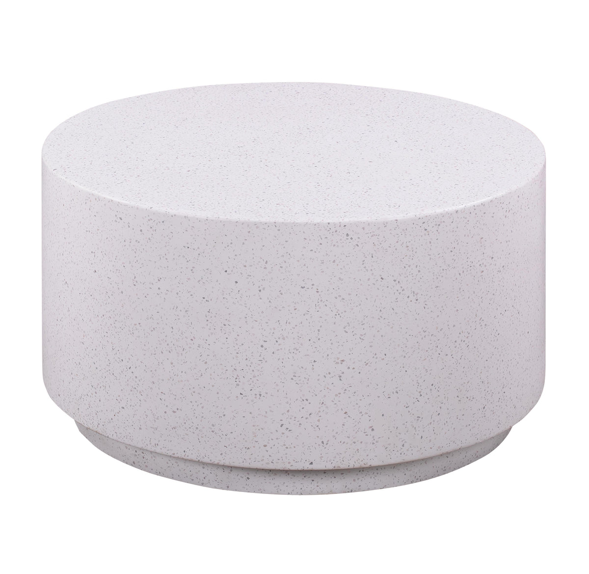 Sunbay Indoor/Outdoor Speckled Round Concrete Coffee Table