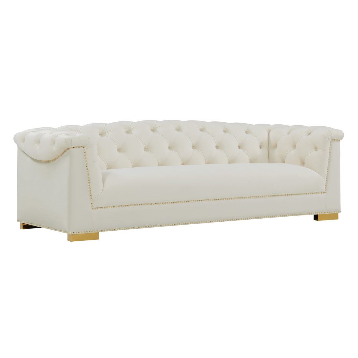 Tulcea Luxury Velvet Tufted Sofa - Multiple Colors Available