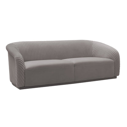 Marcela Luxury Velvet Pleated Sofa - Multiple Colors Available