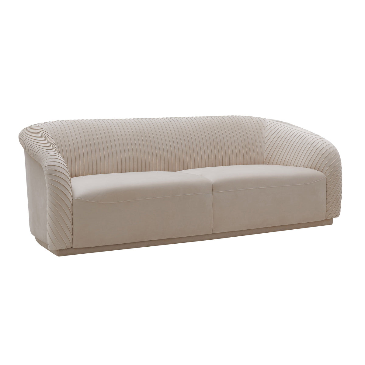 Marcela Luxury Velvet Pleated Sofa - Multiple Colors Available