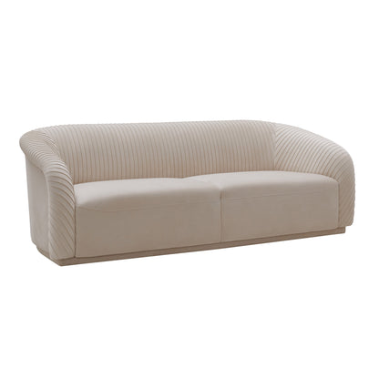 Marcela Luxury Velvet Pleated Sofa - Multiple Colors Available