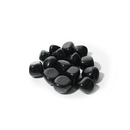 Green Goldstone Tumbled Stones (Synthetic)