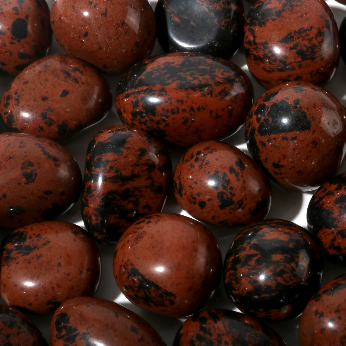 Obsidian Mahogany Tumbled Stones