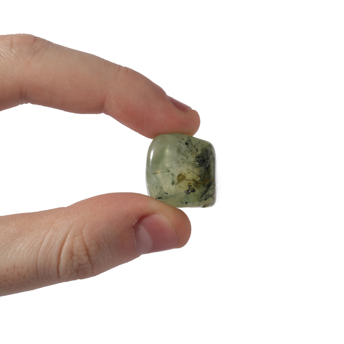 Prehnite Tumbled Stone 'B' (India) - 1lb bag