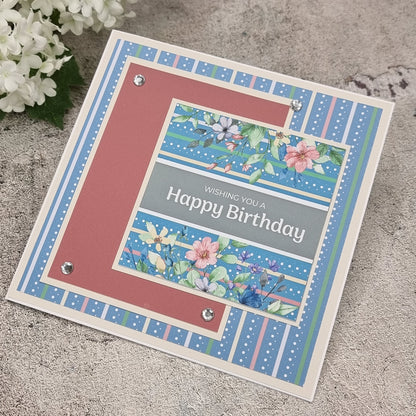 The Paper Boutique Sunny Gardens 8 in x 8 in Paper Kit Pad