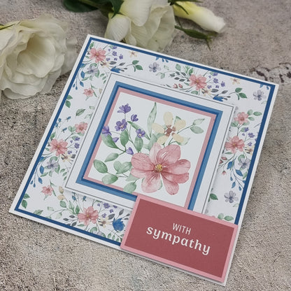 The Paper Boutique Sunny Gardens Frames & Insert Papers for 6 in x 6 in