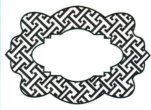 CE Foam Stamps - Greek Key