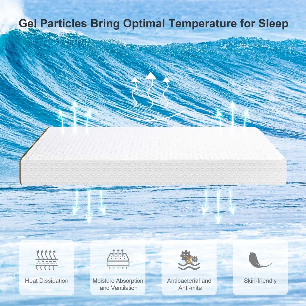 UltraFlex® DREAMER Orthopedic, Cool Gel Memory Foam, Eco-friendly Mattress (Made in Canada)
