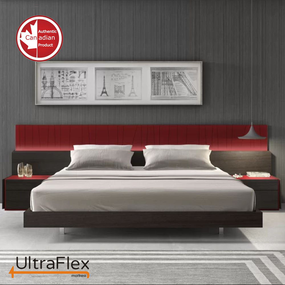 UltraFlex® IMPERIAL – Orthopädische Schwerlast-Hybridtaschenfederkernmatratze (HDCoil Spring), druckentlastend für vielseitige Körperunterstützung, Komfortschaumumhüllung, umweltfreundlich (Hergestellt in Kanada)