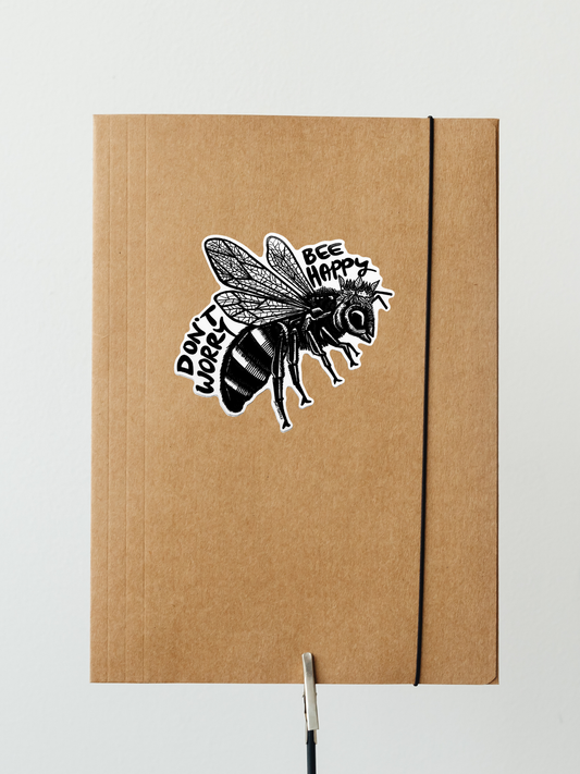 BEE HAPPY Eco Vinyl Stickers