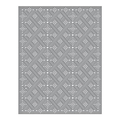 Stitched Starry Argyle Etched Dies from the Christmas Collection