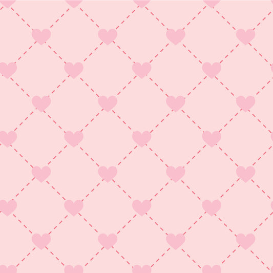 Valentines Geometric Hearts Adhesive Vinyl #2