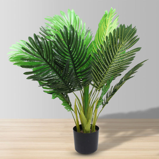 KIRU KÜNSTLICHE PALME TOPFPFLANZE 90 CM