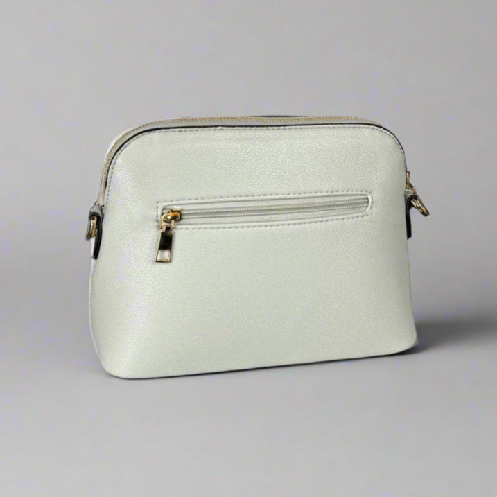 Temptation Italy Faux Leather Small Crossbody Bag with Floral Design
