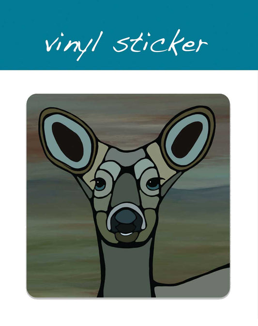 Vinyl Aufkleber - Weißwedelhirsch