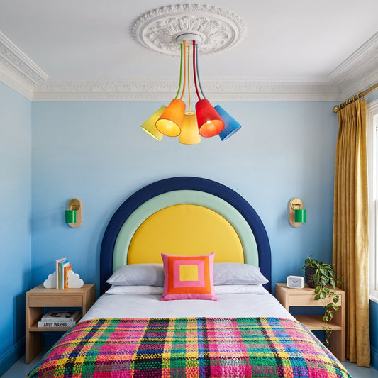 WIRE Adjustable 5-Light Ceiling Lamp for Kids Room & Nursery