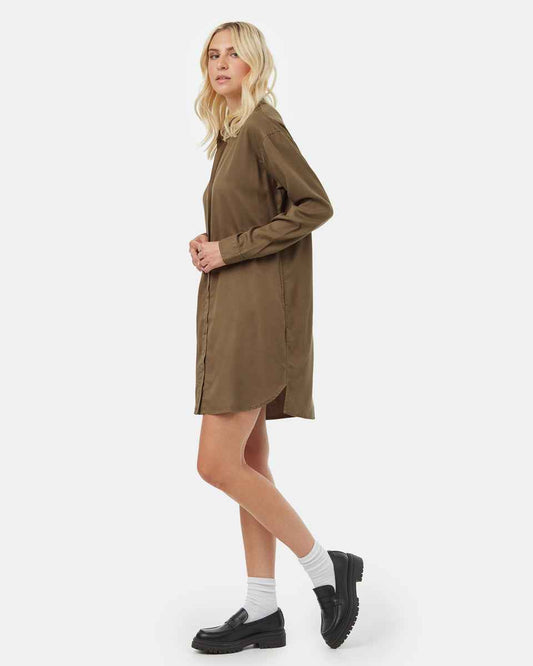 Oversized Shirt Dress