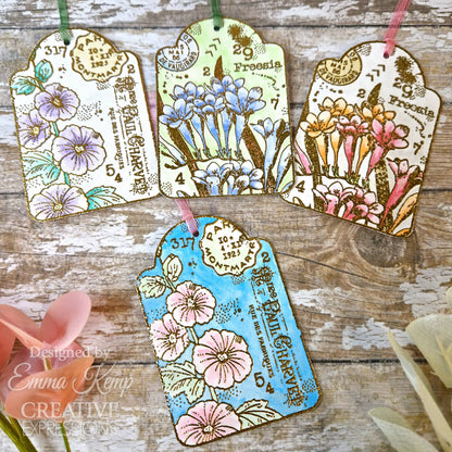 Woodware Clear Singles Garden Tags 6 in x 8 in Stamp