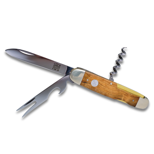 ALPHA OLIVE | Taschenmesser mit Heugabel