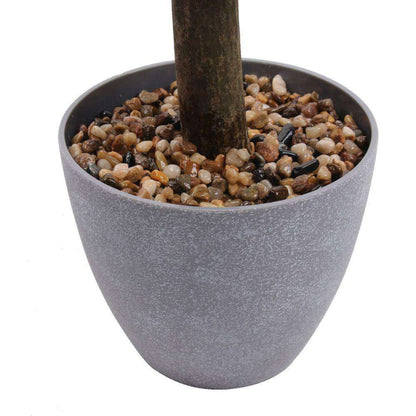 York Faux Potted Boxwood Topiary Plant 3'