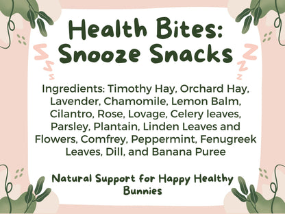 Health Bites: Snooze Snacks