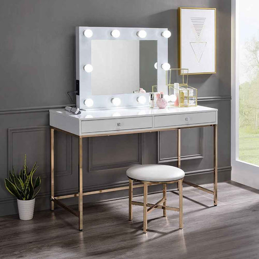 Ablon Elegant High Gloss Multi-Purpose Desk - Multiple Colors Available
