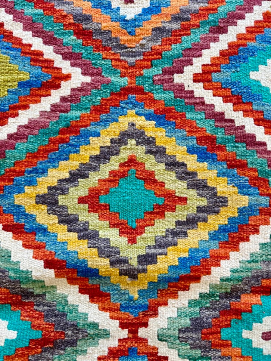 Afghan Maimana Kilim Rug | 5' 1" x 6' 5"
