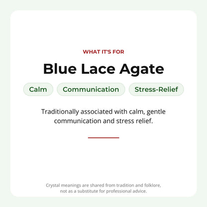 Agate Blue Lace Bracelet