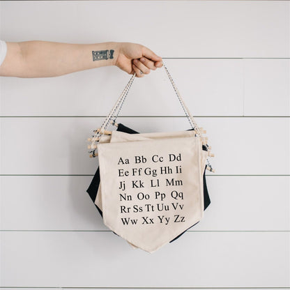Alphabet-Leinwandbanner