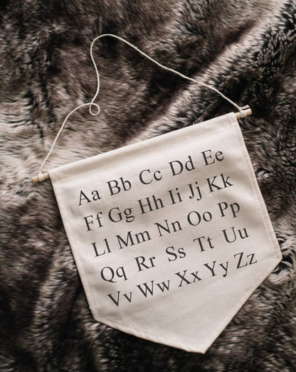 Alphabet-Leinwandbanner
