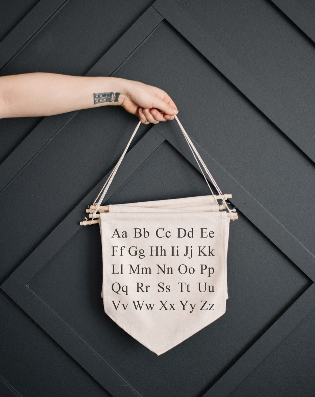 Alphabet-Leinwandbanner