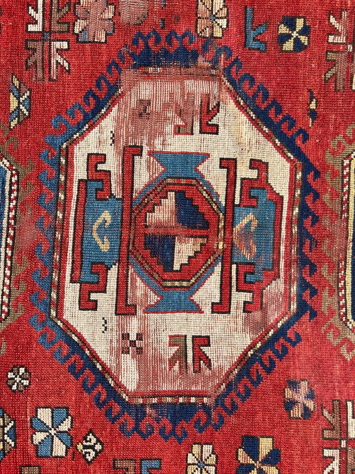 Antique Caucasian Karachov Kazak | 4' 11" x 6' 11"