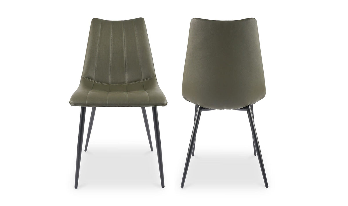 Arlo Dining Chair Dark Green (Set of Two)
