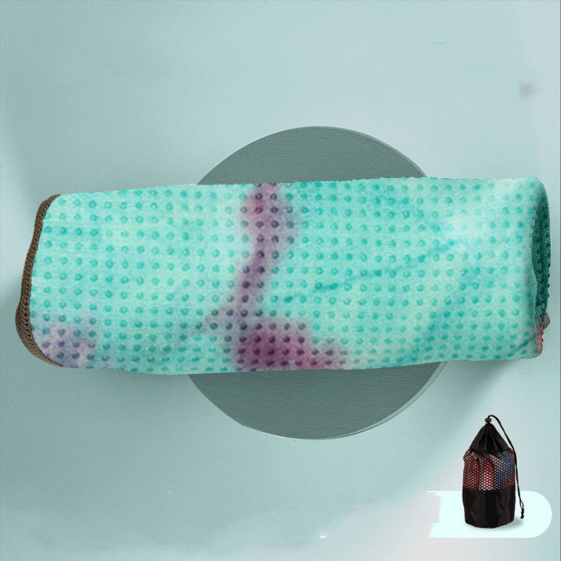 The New Magic Color Yoga Blanket & Towel – Non-Slip Sweat-Absorbent Yoga Mat Cover