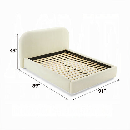 Urban Upholstered Platform Bed - Beige