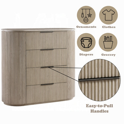 Chianti Luxury Chanel Chest - Light Oak