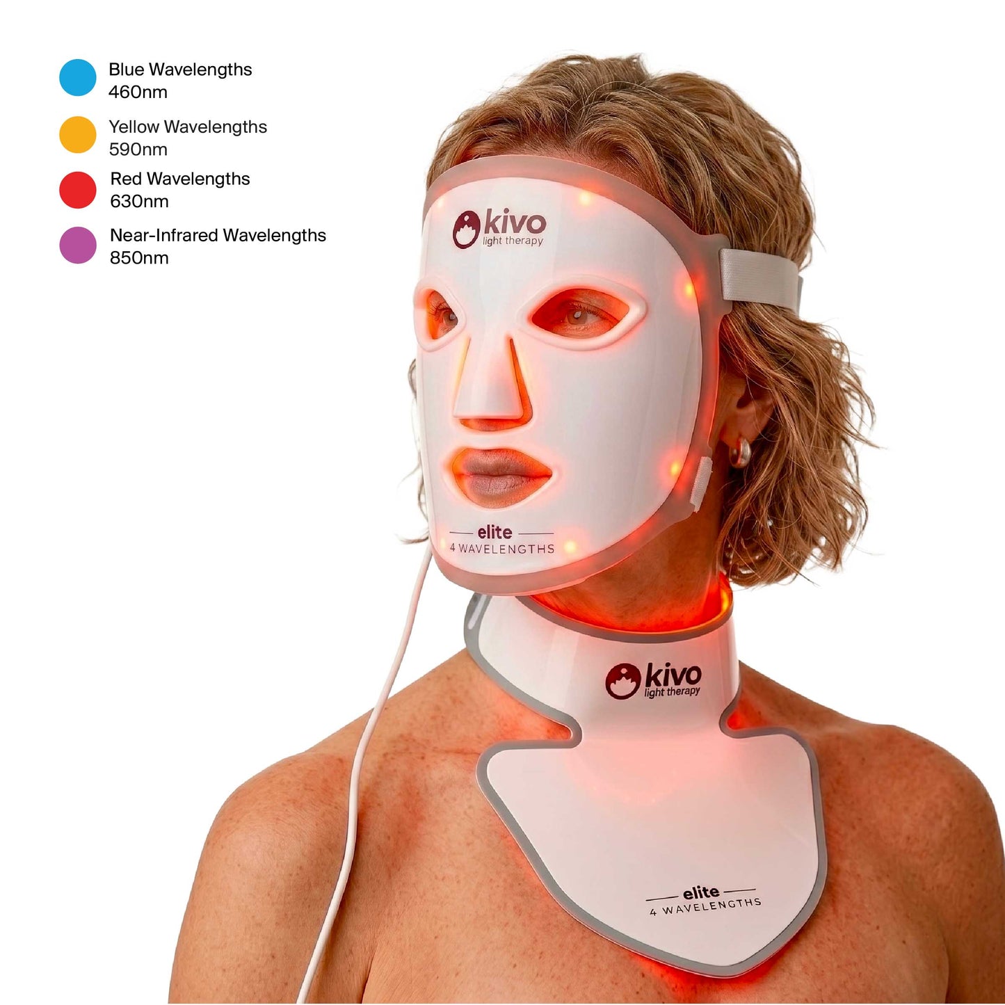 Kivo Elite Face + Neck + Chest Mask System