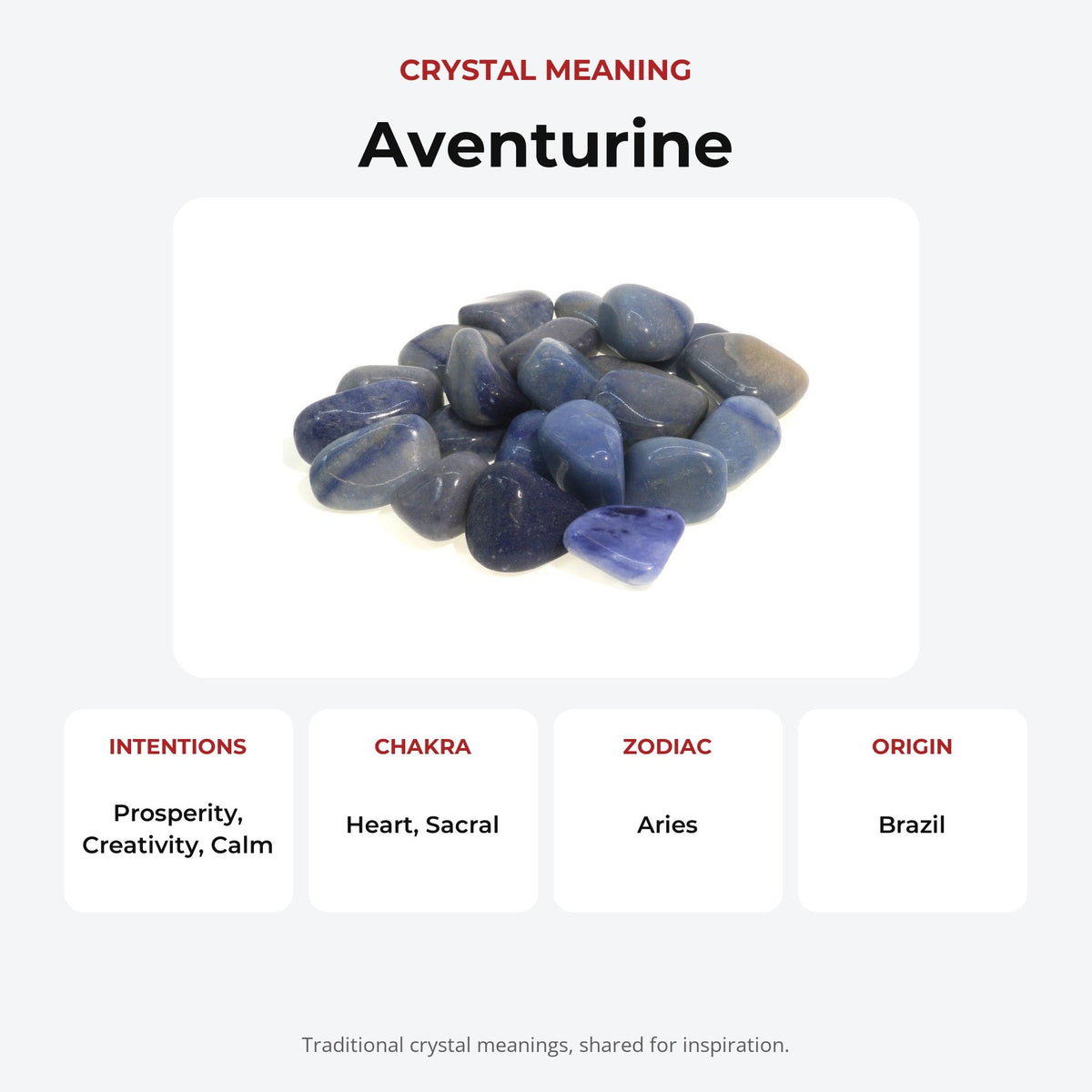 Blue Aventurine Tumbled Stones