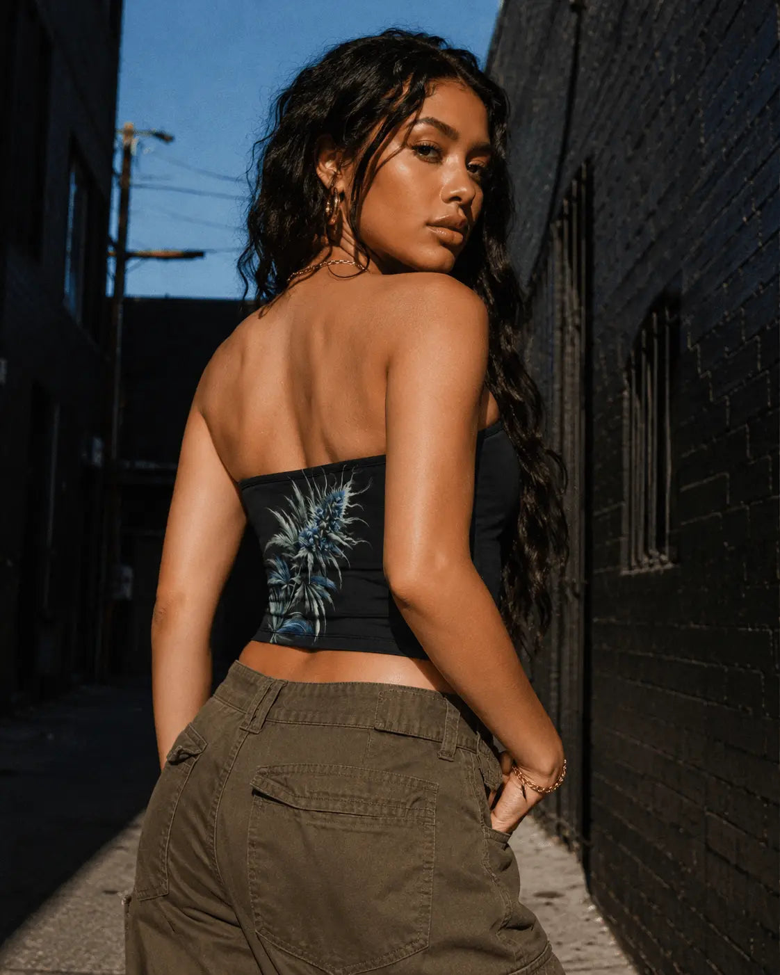 Blue Dream Bandeau Top
