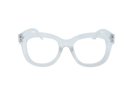 Alba – Oversized Clear Reading Glasses | Bolero Eyewear