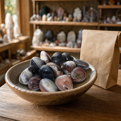 Botswana Agate E Tumbled Stones