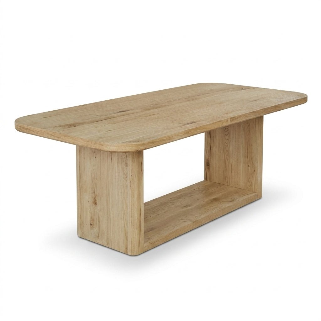 Bramwell Dining Table Rustic Oak