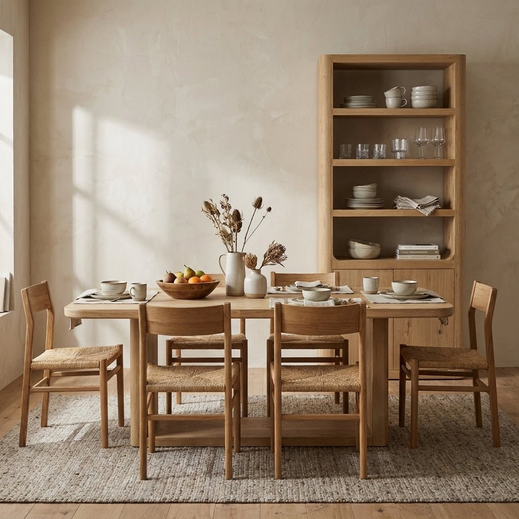 Bramwell Dining Table Rustic Oak