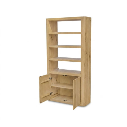 Bramwell Tall Cabinet Rustic Oak