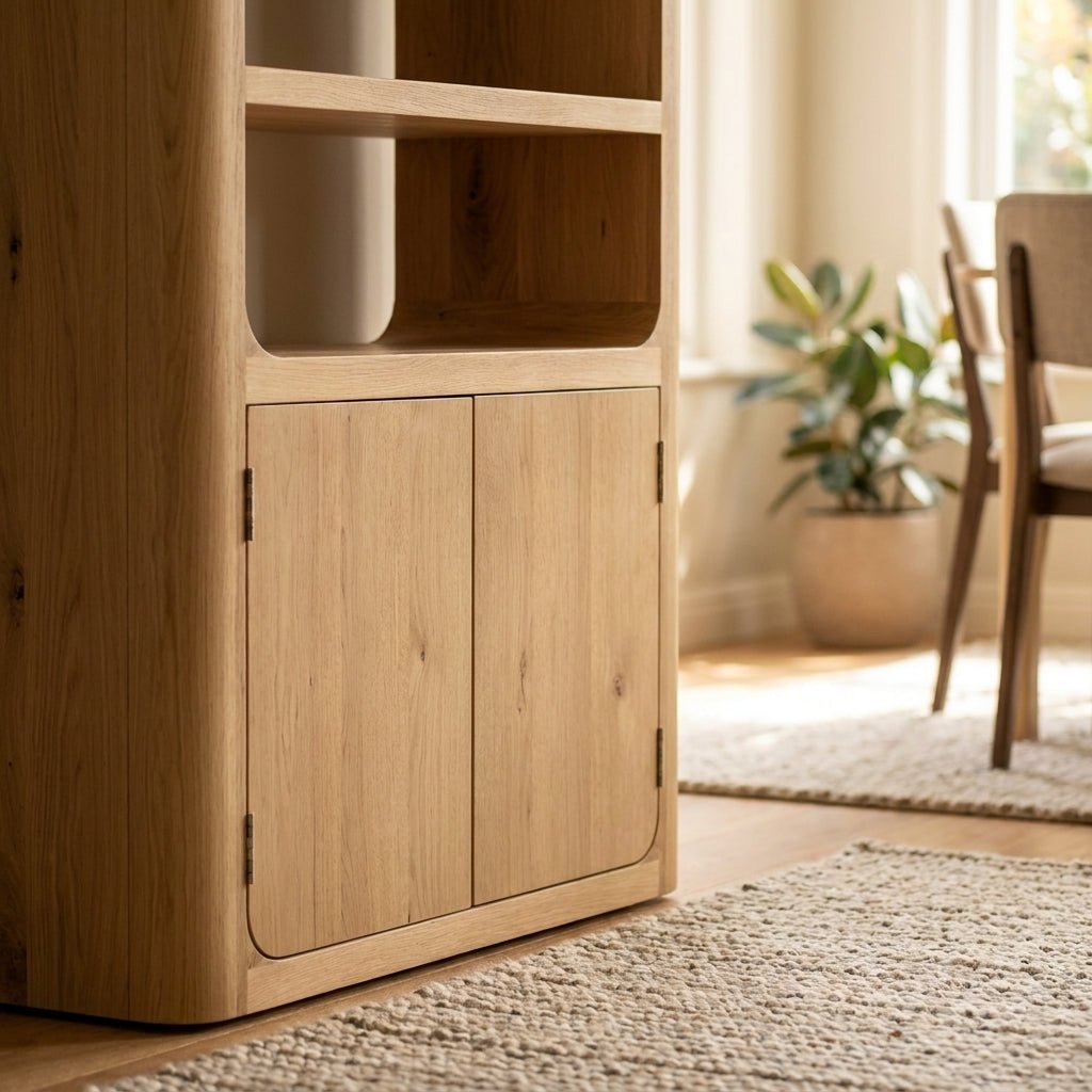 Bramwell Tall Cabinet Rustic Oak