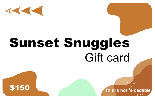 Sunset Snuggles Geschenkkarten