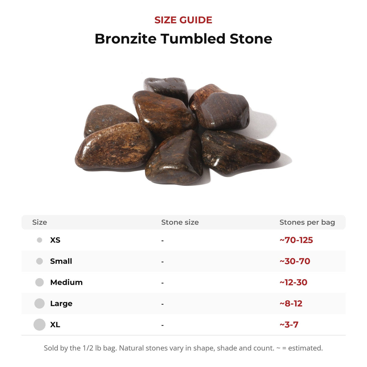 Bronzite Tumbled Stone