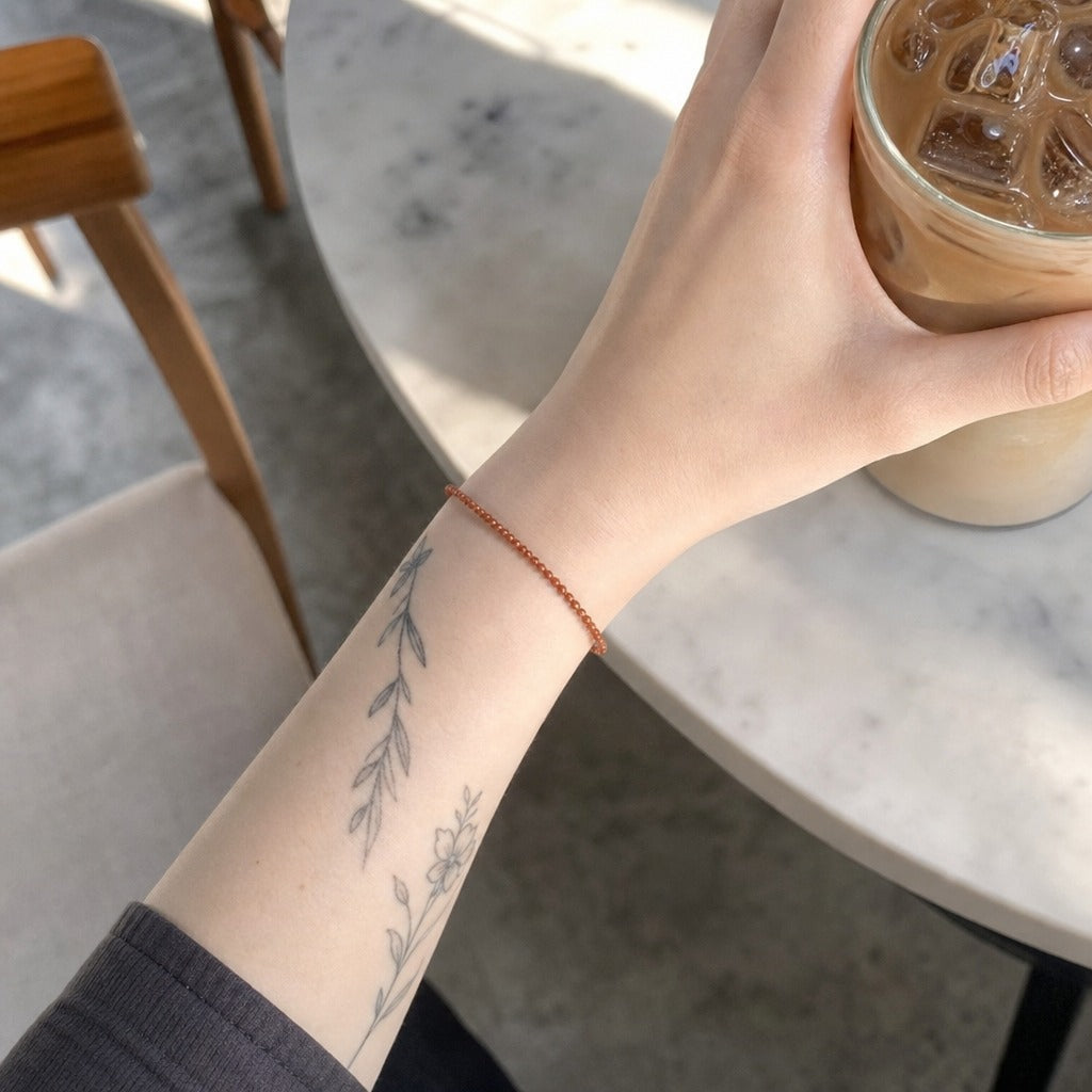 Brown Goldstone Bracelet - 2-3mm