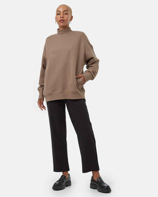 Oversized Mockneck Fleece